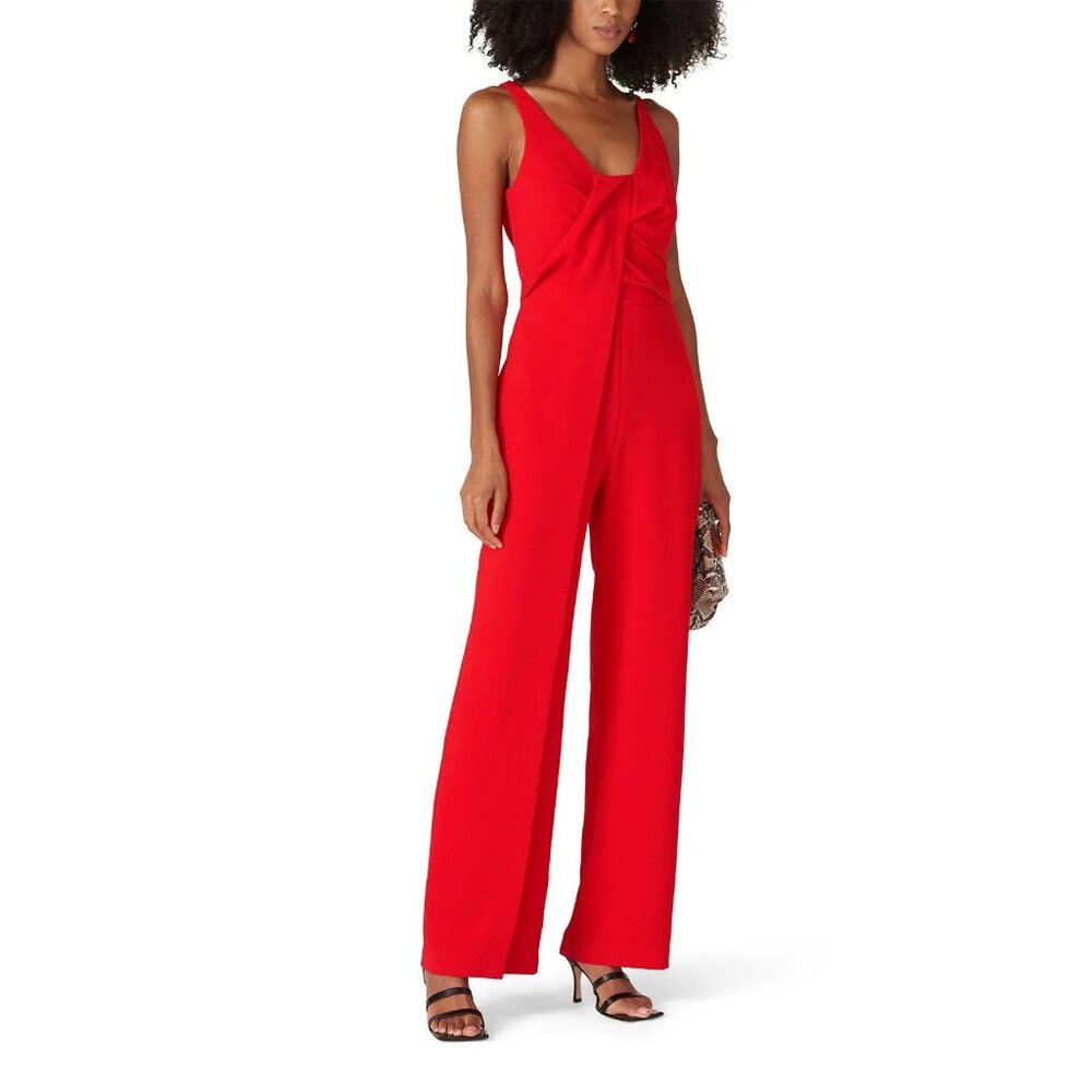 Gorgeous Trina Turk Hedy Jumpsuit In Red NWOT US 0